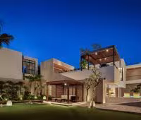 Вилла Nini Elly, Вилла в ночное время